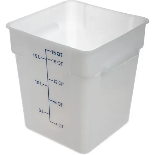 San Jamar San Jamar 11965PE02 Carlisle - Squares Food Storage Container