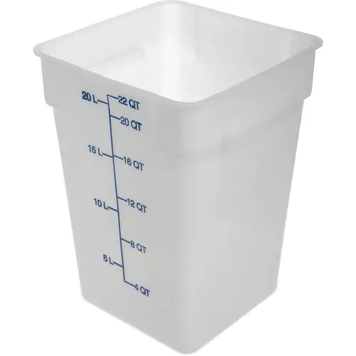 San Jamar San Jamar 11966PE02 Carlisle - Squares Food Storage Container