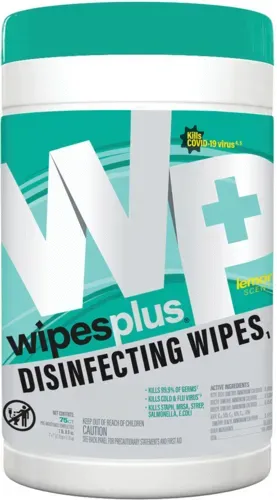 San Jamar San Jamar 33711 WipesPlus® Disinfecting Surface Wipes