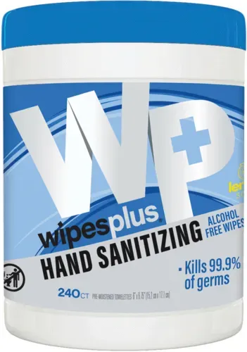 San Jamar San Jamar 33803 WipesPlus® Hand Sanitizing Alcohol Free Wipes