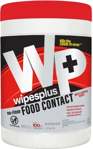 San Jamar San Jamar 33808 WipesPlus® No-Rinse Food Contact Multi-Surface