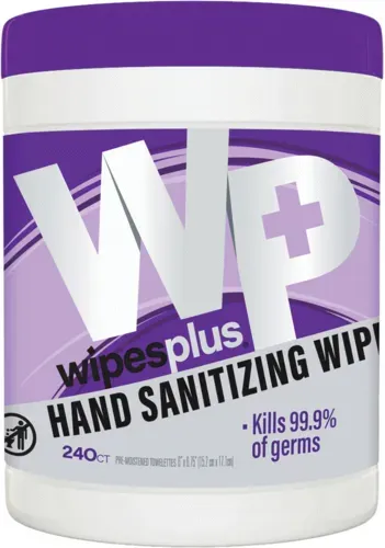 San Jamar San Jamar 33884 WipesPlus® Hand Sanitizing Wipes