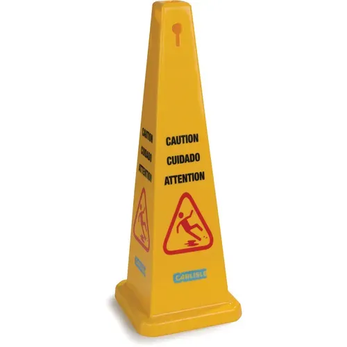 San Jamar San Jamar 3694104 Carlisle - Safety Cone Floor Sign