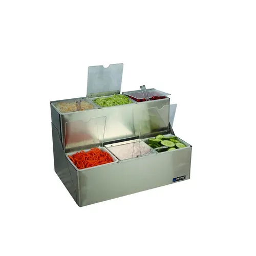 San Jamar San Jamar B6706INL EZ-Chill™ Step Condiment Center