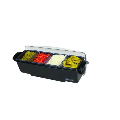 San Jamar BD4004 The Dome® Condiment Center