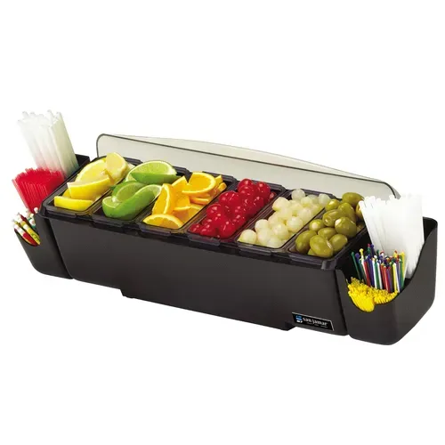San Jamar BD4006S The Dome® Garnish Center