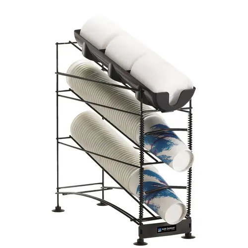 San Jamar San Jamar C8503WF Wireworks™ Cup & Lid Organizer
