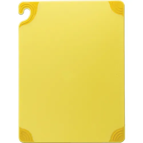 San Jamar San Jamar CBG121812YL Saf-T-Grip® Cutting Board