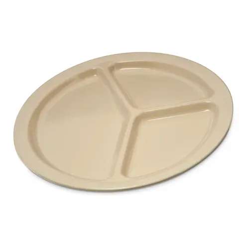 San Jamar San Jamar KL10225 Carlisle - Kingline™ 3-Compartment Plate