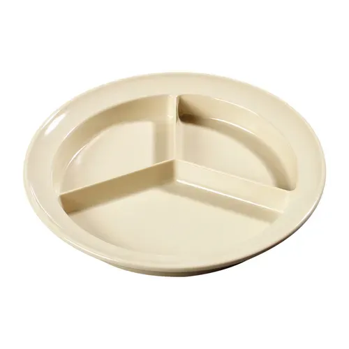 San Jamar San Jamar KL20325 Carlisle - Kingline™ 3-Compartment Plate