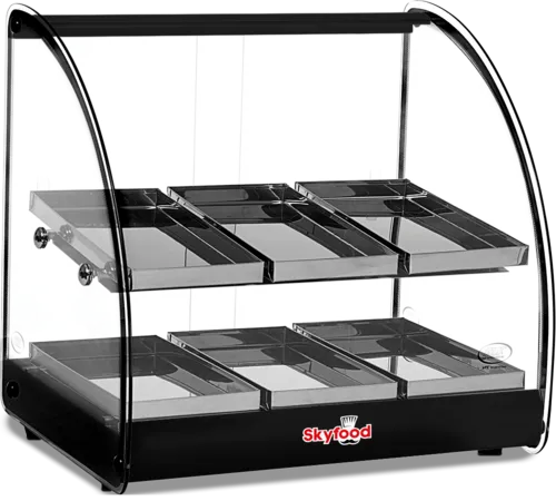 Skyfood Equipment Skyfood Equipment FWD2-18BL Food Warmer Display Case