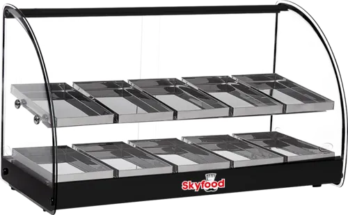 Skyfood Equipment Skyfood Equipment FWD2-30BL Food Warmer Display Case