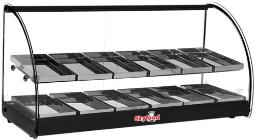 Skyfood Equipment Skyfood Equipment FWD2-36BL Food Warmer Display Case