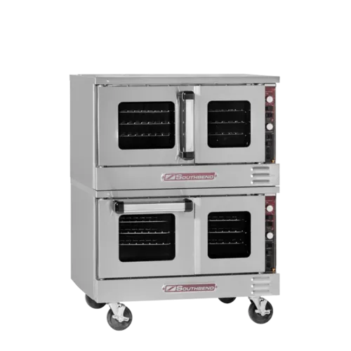 Southbend TVES/20SC Double Deck Electric Convection Oven with Dials / Buttons Contols, 208 Volts