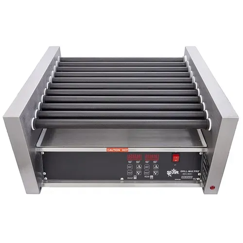 Star Star 30STE Grill-Max® 23.75'' Countertop Hot Dog Roller Grill with Electronic Controls