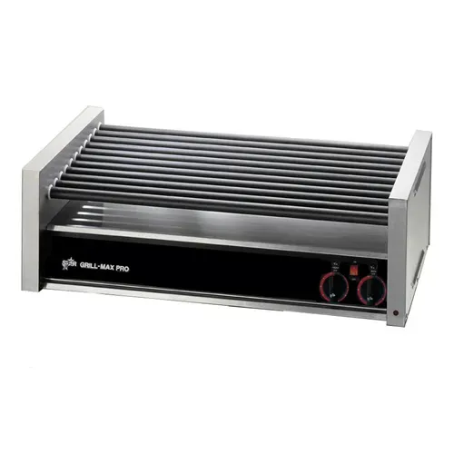 Star Star 50C Grill-Max® 35.75'' Slanted Top Countertop Hot Dog Roller Grill with Analog Controls