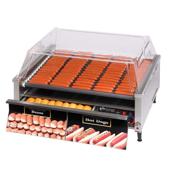 Star 75SCBD GrillMax® Slanted Top Countertop Hot Dog Roller Grill