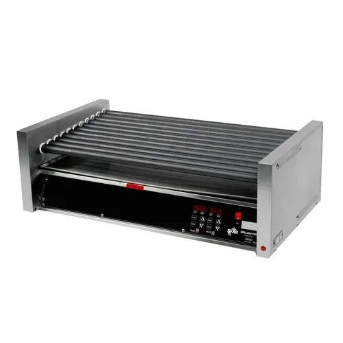 Star Star 75SCE Grill-Max® 35.75'' Slanted Top Countertop Hot Dog Roller Grill with Electronic Controls