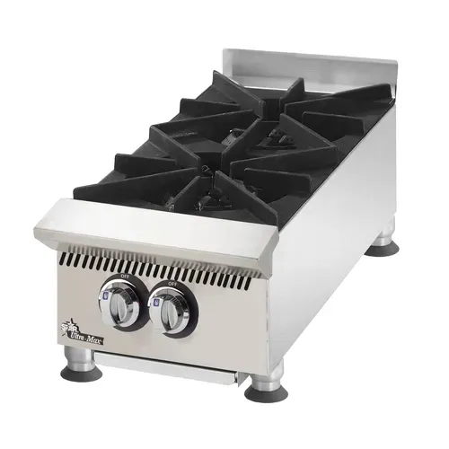 Star Star 802HA 2 Burner Countertop Gas Hotplate / Range with Manual Controls - 30,000 BTU