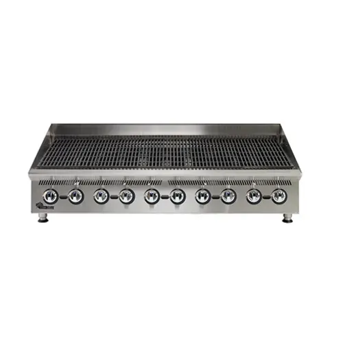 Star Star 8160RCBB 60" Gas Countertop Standard Duty Radiant Charbroiler with Manual Control - 200,000 BTU
