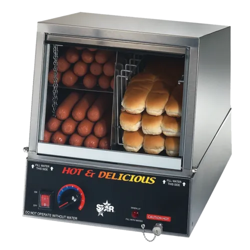 Star Star Mfg. 35SSA Hot Dog Steamer with Juice Tray
