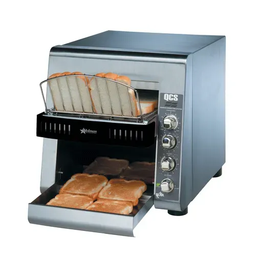 Star Star QCS2-500 Conveyor Toaster, Horizontal with 1-1/2" Opening and Infinite Controls , 1700 Watts, 350 Slices Per Hour
