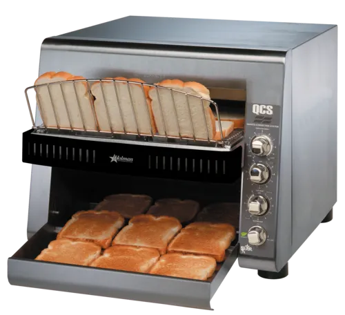 Star Star QCS3-1000 Conveyor Toaster, Horizontal with 1-1/2" Opening and Infinite Controls , 3200 Watts, 1000 Slices Per Hour
