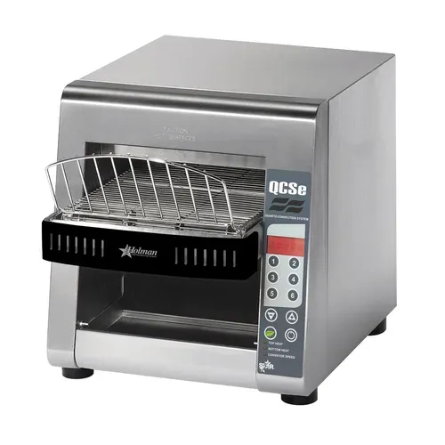 Star Star QCSE2-500 Conveyor Toaster, Horizontal with 1-1/2" Opening and Infinite Controls , 1700 Watts, 500 Slices Per Hour