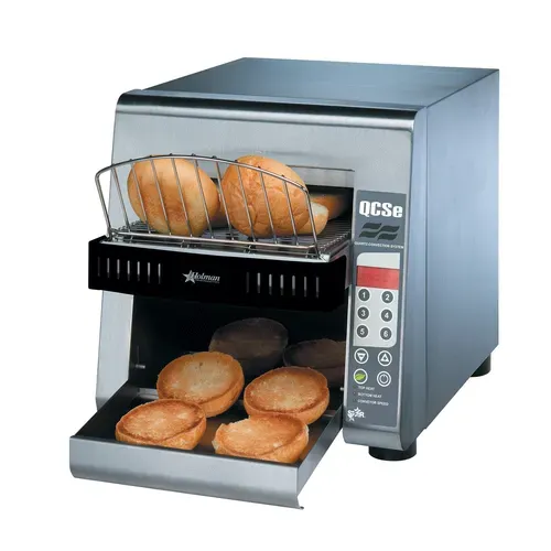 Star Star QCSE2-600H Conveyor Toaster, Horizontal with 3" Opening and Analog Controls , 2800 Watts, 600 Slices Per Hour