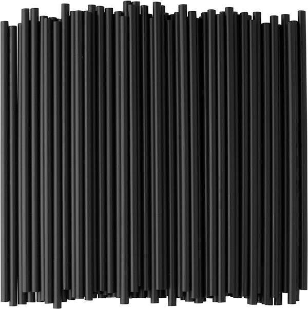 STRAW GIANT 7 3/4 BLACK UNWRAPPED 150/PK 50/150/7500