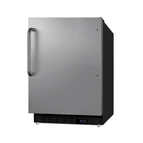 Summit Commercial ALR47BSSTB 19.88'' Section Undercounter Refrigerator with and Compressor