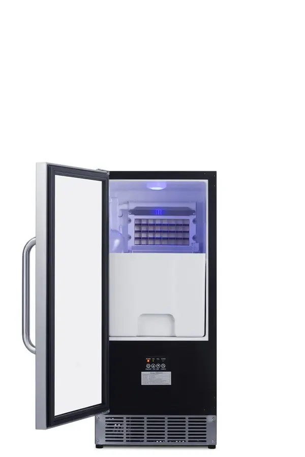 Summit Commercial Summit Commercial BIM44G 14.50" Ice Maker With Bin, Cube-Style - 50-100 lbs/24 Hr Ice Production, Air-Cooled
