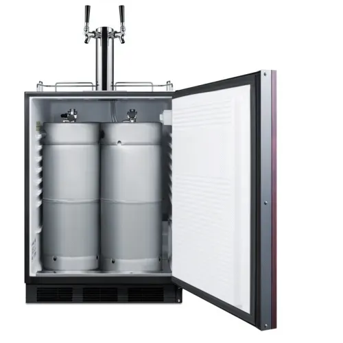 Summit Commercial Summit Commercial SBC58BLBIADAIFTWINCFB Beer & Coffee Kegerator
