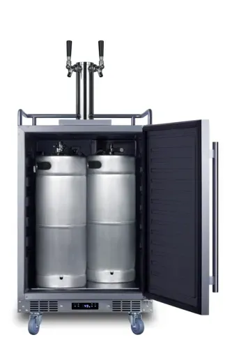 Summit Commercial Summit Commercial SBC683OSTWINBW Outdoor Beer & Wine Kegerator