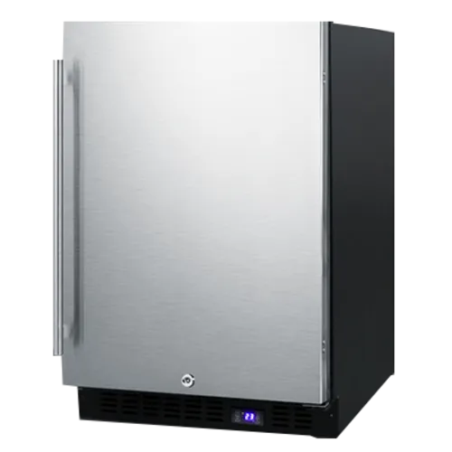 Summit Commercial SPFF51OSCSS 23.63'' 1 Section Undercounter Freezer with 1 Right Hinged Solid Door and Front Breathing Compressor