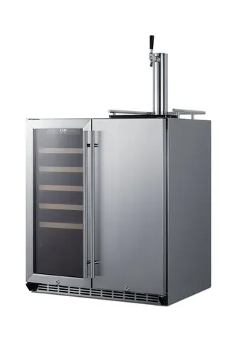 Summit Commercial Summit Commercial SWBC3041 Combination Wine Cellar & Kegerator