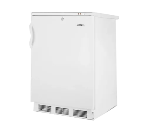 Summit Commercial VT65ML7 23.63'' 1 Section Undercounter Freezer with 1 Right Hinged Solid Door and Front Breathing Compressor