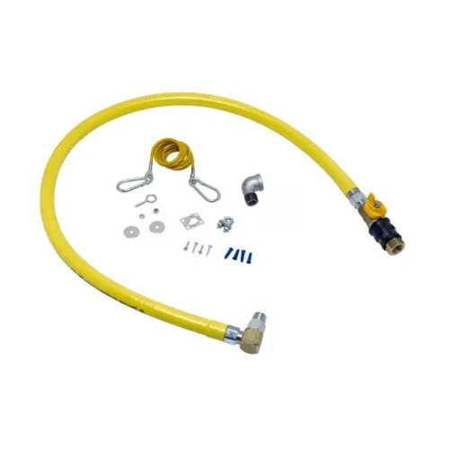 T&S Brass T&S Brass HG-4D-60G-SEL Gas Appliance Connector Hose