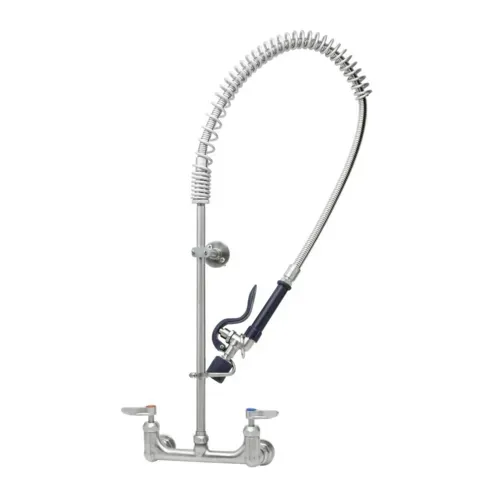 T&S Brass T&S Brass S-0133-CR-BJ EverSteel 8” wall mount mixing faucet with body