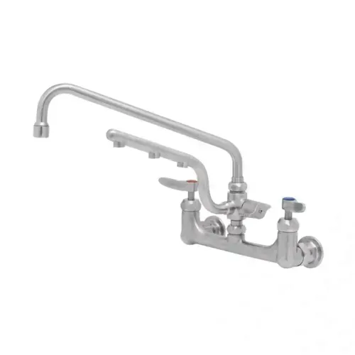 T&S Brass T&S Brass S-0231-U12-CR UltraRinse 8” wall mount mixing faucet