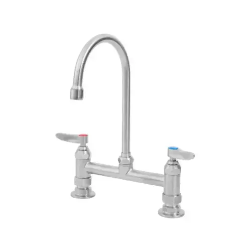 T&S Brass T&S Brass S-0320 EverSteel Double Pantry Faucet
