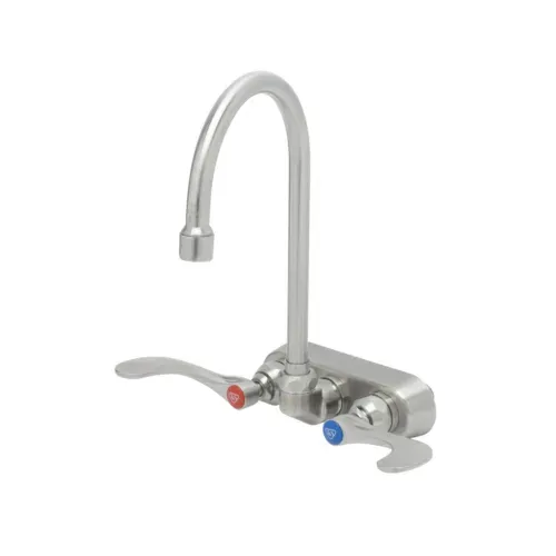 T&S Brass S-1146-04 EverSteel 4" Wall Mount Stainless Steel Mixing