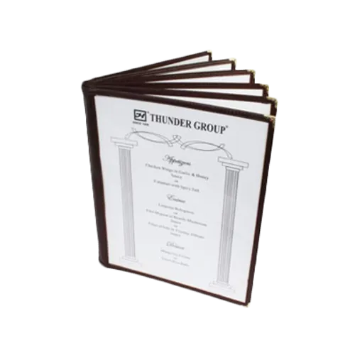 Thunder Group PLMENU-6BR Menu Cover