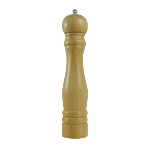 Thunder Group Thunder Group WDPM110BR Rubberwood Pepper Mill