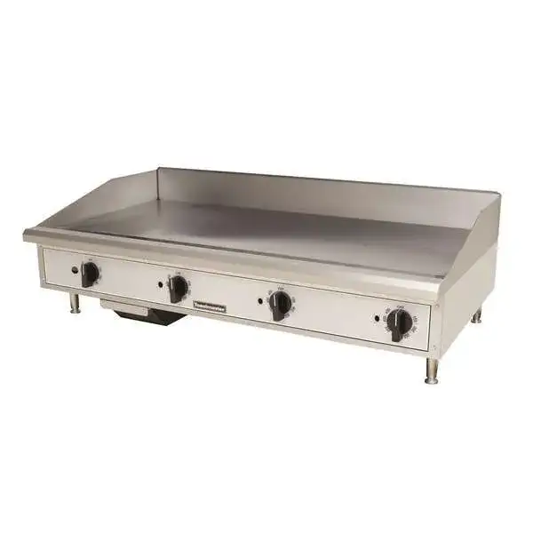 Toastmaster TMGM48 48'' Countertop Gas Griddle with Manual Controls - 80,000 BTU