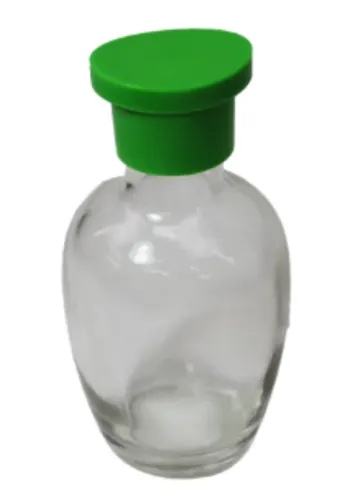 Town 19716/CS Round glass soy sauce bottle