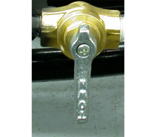Town Equipment 226102F Gas Valve  3/8" x 3/8"
