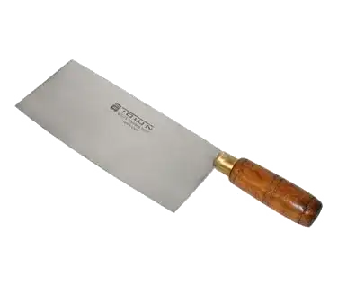 Town Equipment 47374/DZ Chinese Cleaver/Slicer  8" x 3-3/4" blade