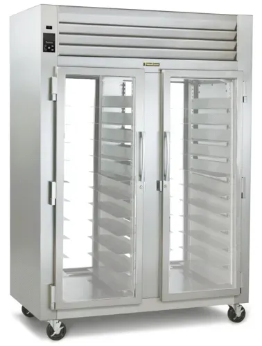 Traulsen AHT232WPUT-FHG 58'' 54.2 cu. ft. 2 Section Glass Door Pass-Thru Refrigerator