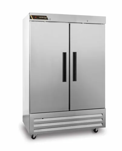Traulsen CLBM-49R-FS-LR 55.75'' Bottom Mounted 2 Section Door Reach-In Refrigerator